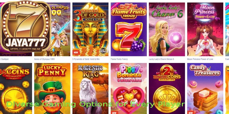 JAYA777: Your Ultimate Online Entertainment Hub 3 Diverse Gaming Options for Every Player