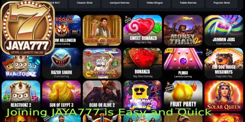 JAYA777: Your Ultimate Online Entertainment Hub 7 Joining JAYA777 is Easy and Quick